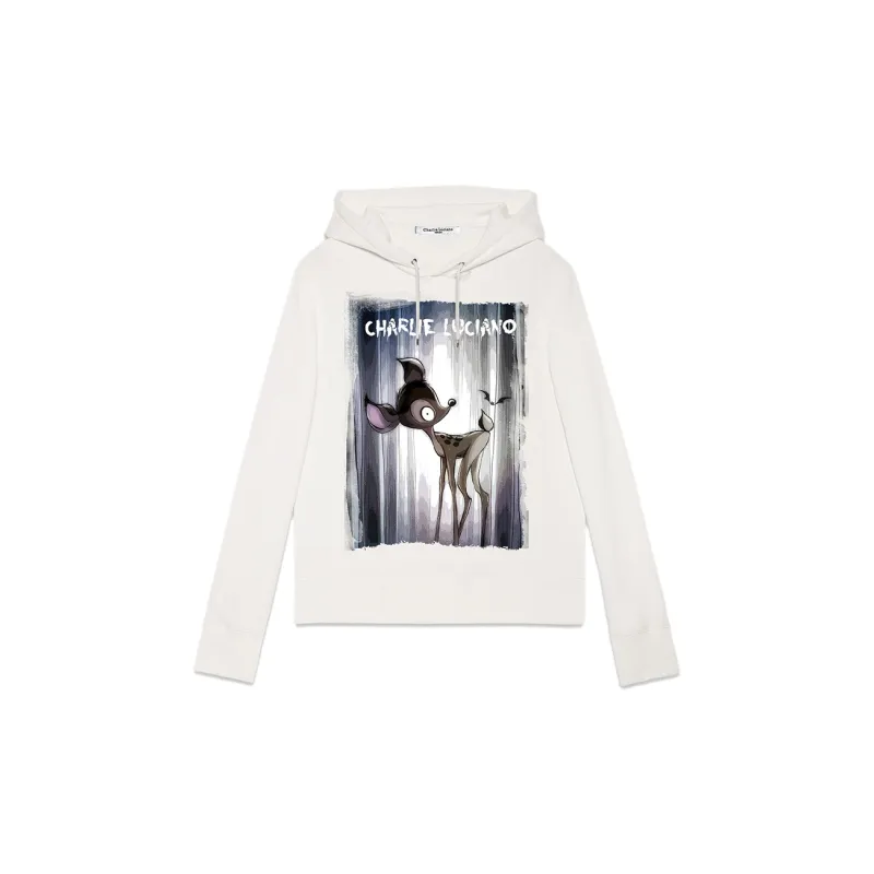 Charlie Luciano Sweatshirt Unisex White-1