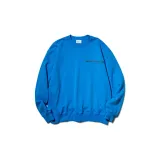 ROARINGWILD Crew Neck Loose Fit Plus Size Sweatshirt Unisex Sky Blue