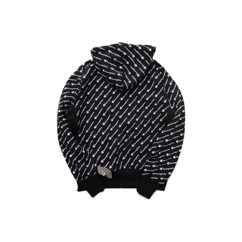 Champion Sweatshirt US Version Unisex Black-1