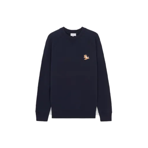 Maison Kitsune Sweatshirts Unisex Dark Blue