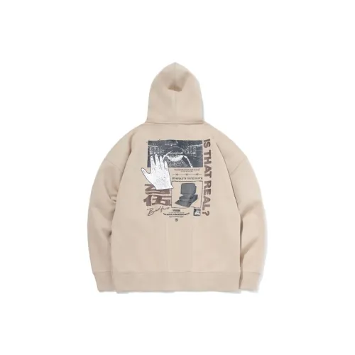 LINING Sweatshirts Men Earth Tone With A Floating Effect