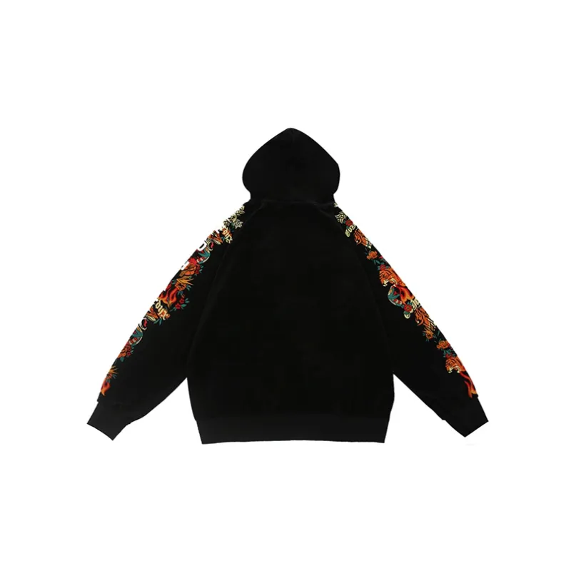 ED HARDY X YITENGRUNERFUJIANG Crew Neck Loose Fit Regular Sweatshirt Unisex-1