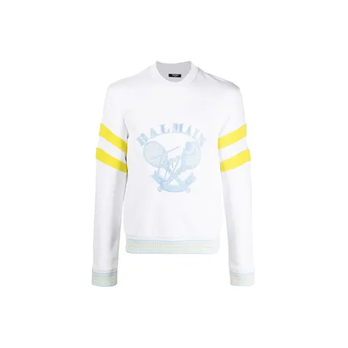 BALMAIN Sweatshirts Men White