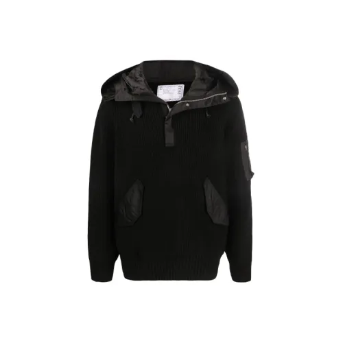 Sacai Sweatshirts Men Black