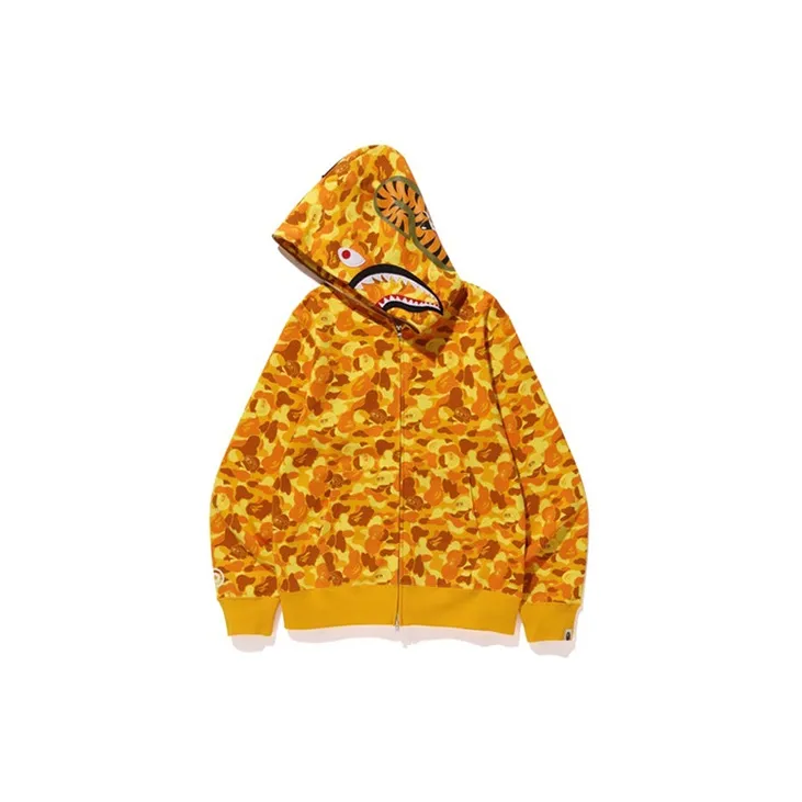 A BATHING APE x PUBG Shark Series Fall Sweatshirt Unisex Saffron-1