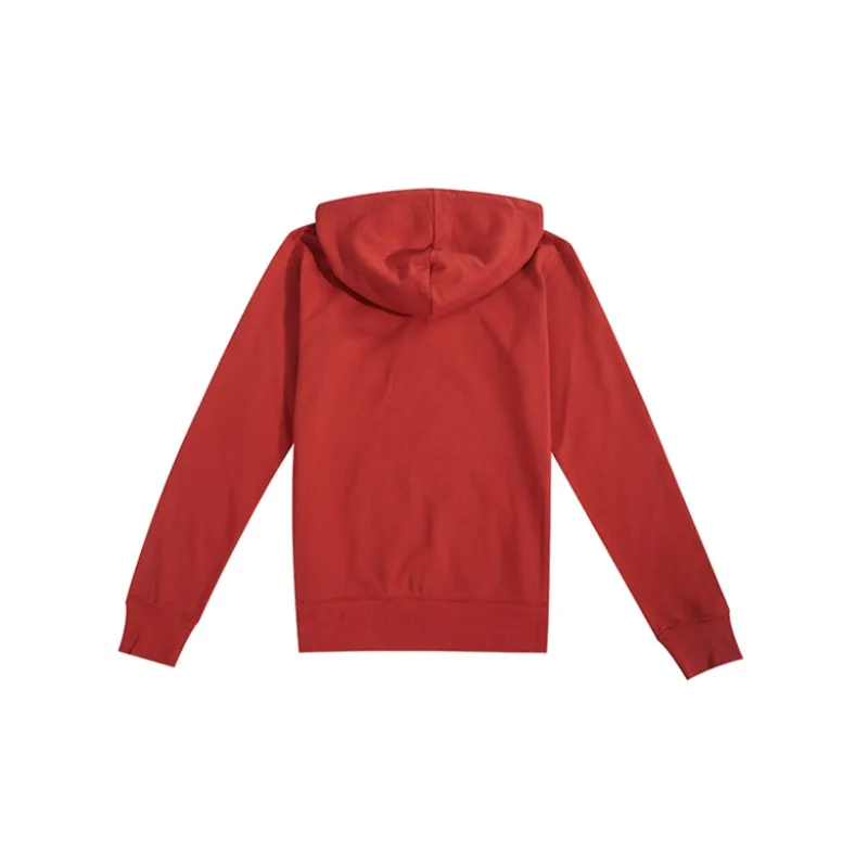 Champion Hooded Fitted Sweatshirt Women's Red-1