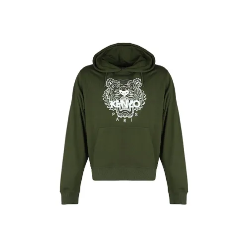 KENZO Sweatshirts Men Dark Green