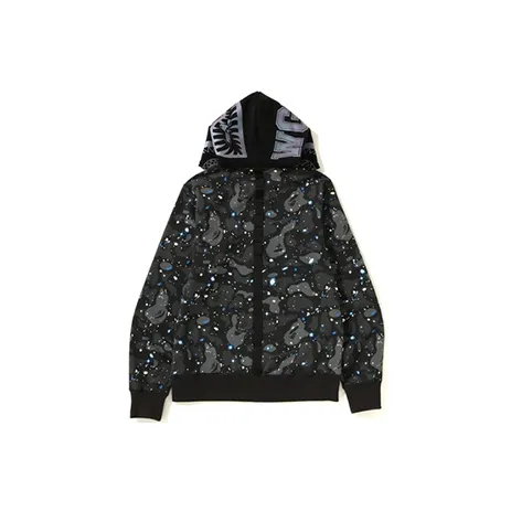 Bape Relaxed Space Camo Full Zip Hoodie-2