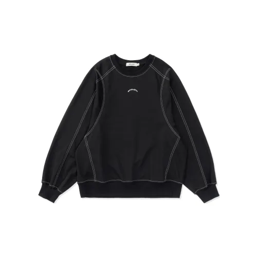 OPICLOTH Sweatshirts Unisex Black