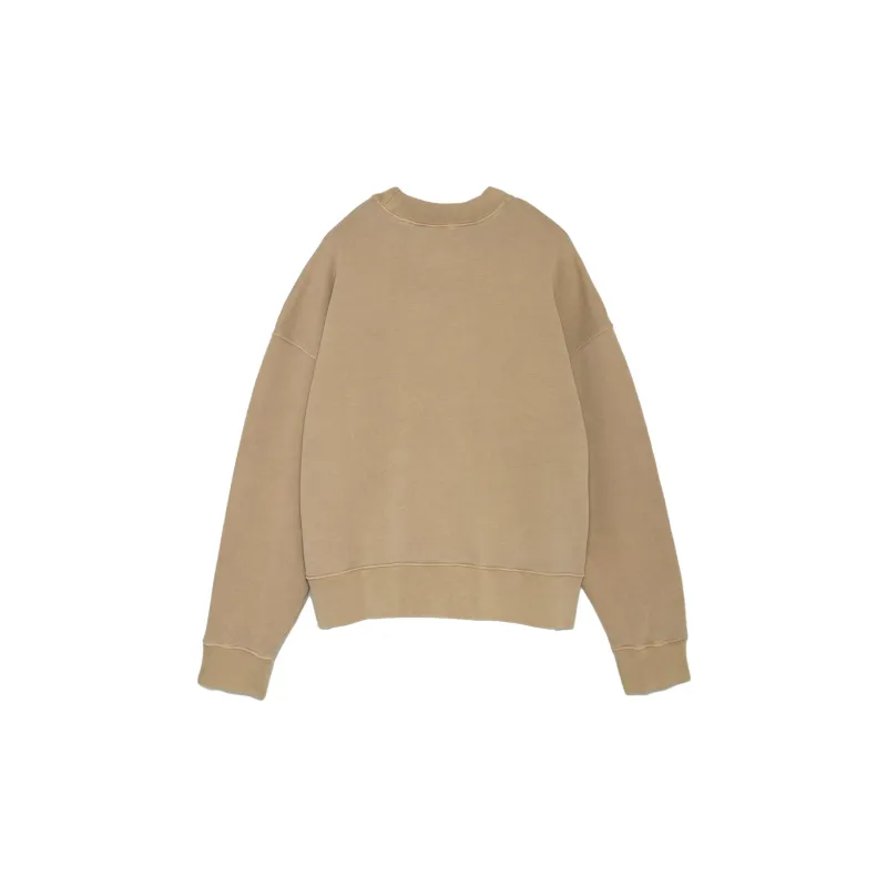 PALM ANGELS Curved Logo Crewneck-1
