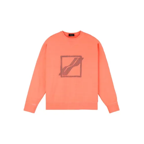 WE11DONE Sweatshirts Unisex Orange