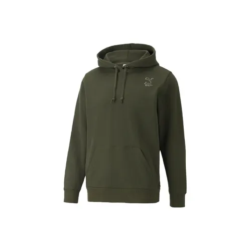 Maison Kitsune X PUMA Sweatshirts Unisex Green