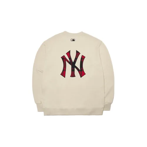 MLB Sweatshirts Unisex Cream