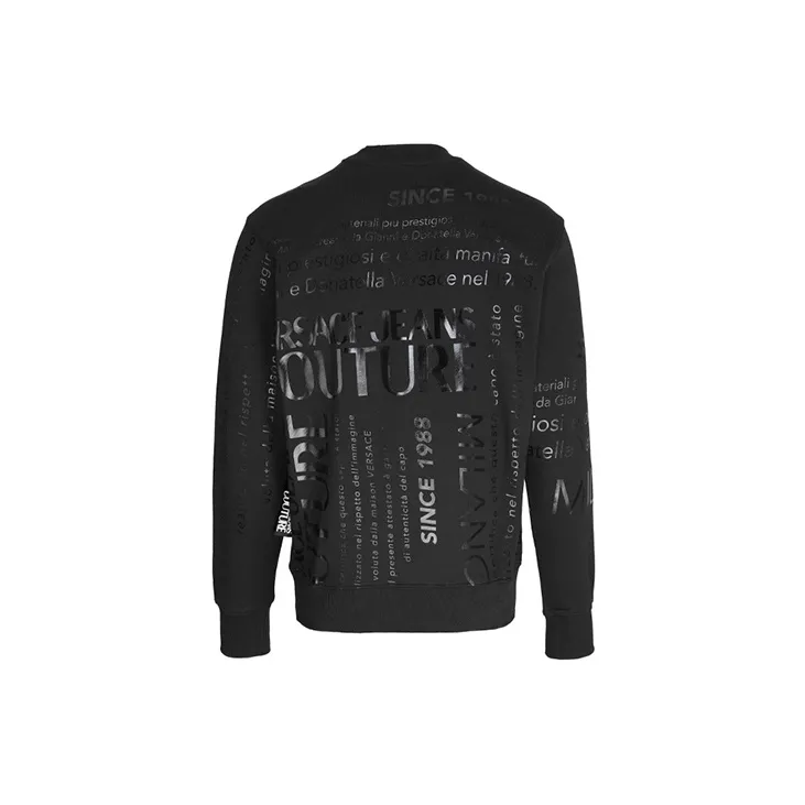 VERSACE JEANS COUTURE Sweatshirts Men Black-1