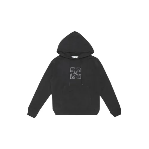 OFF-WHITE Workers Logo Slim Hoodie 