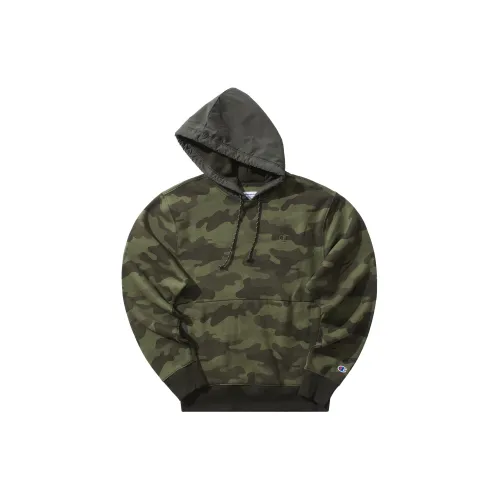 Champion Sweatshirts Unisex Green Camouflage