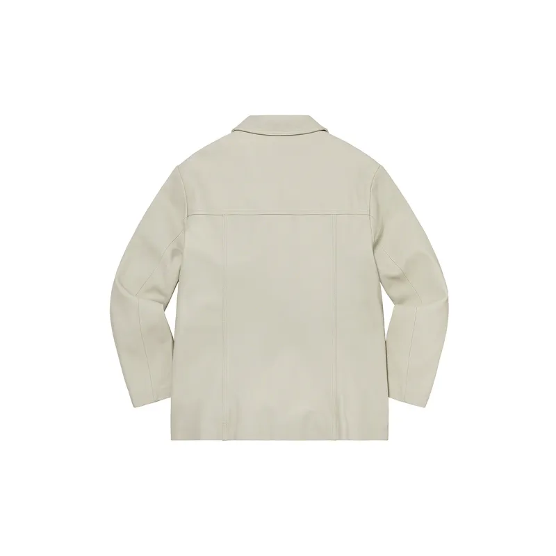 Supreme Braided Leather Overcoat-3