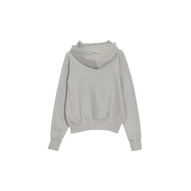 Champion Hooded Loose Fit Regular Sweatshirt US Version Unisex Gray-1