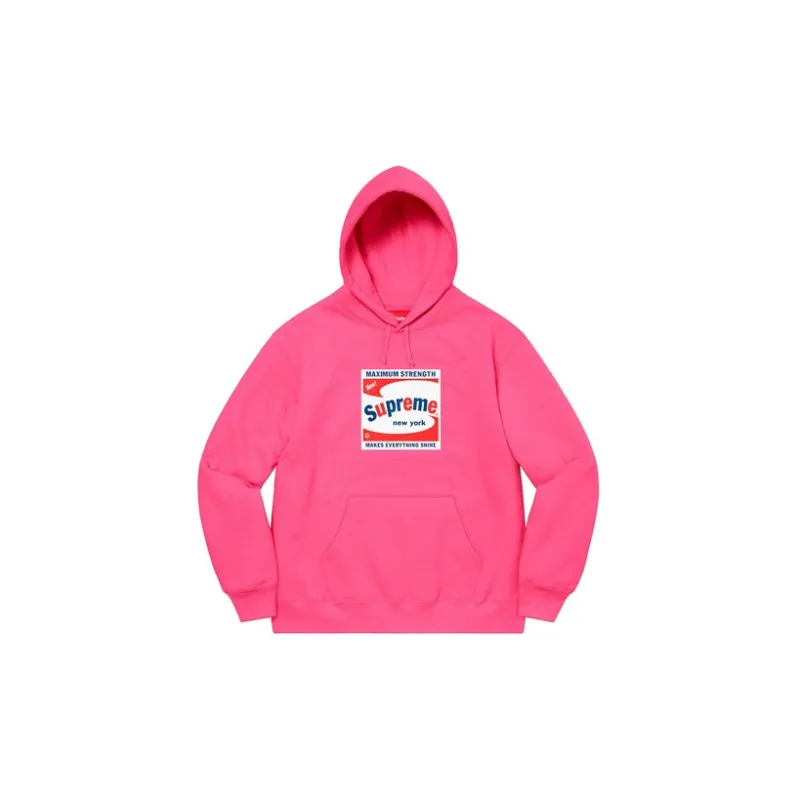 Supreme Shine Hooded Sweatshirt Black XL - POIZON 