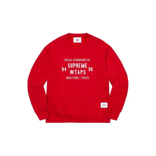 Wtaps X Supreme Wtaps Joint Series Sweatshirts Unisex