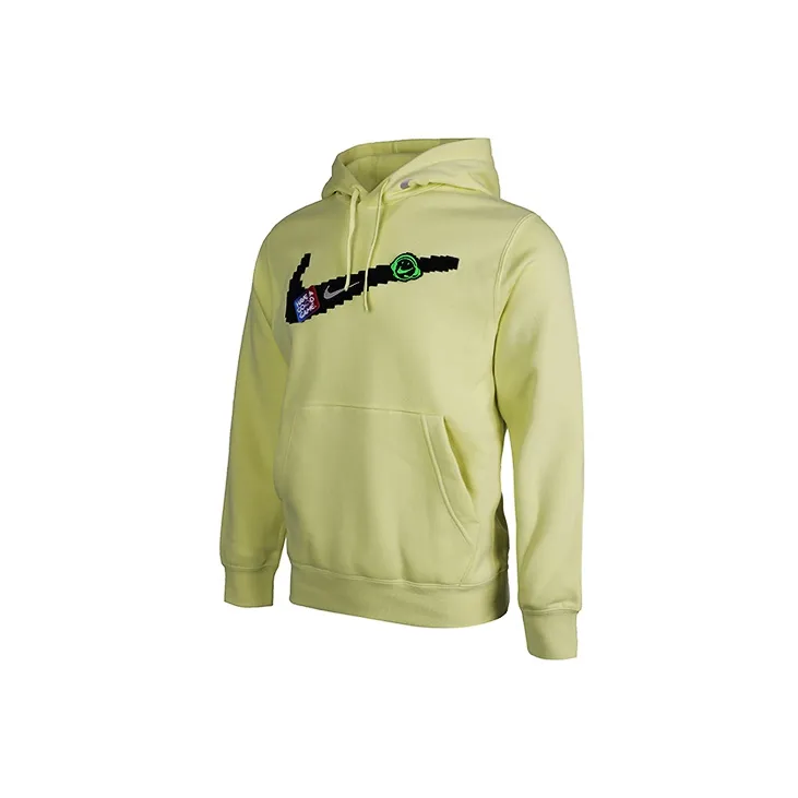 Nike Sweatshirts Men Orange Cyan-1