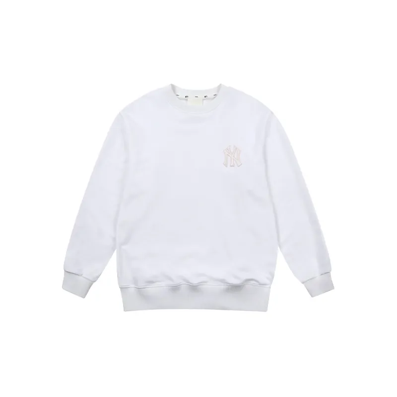 MLB Old Flower Sweatshirts Unisex White-1