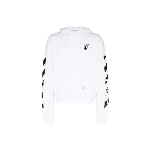 OFF-WHITE Diagonal Stripes Caravaggio Saint Jerome Writing Arrows Hoodie 