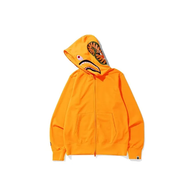 Bape Neon Shark Full Zip Hoodie-1