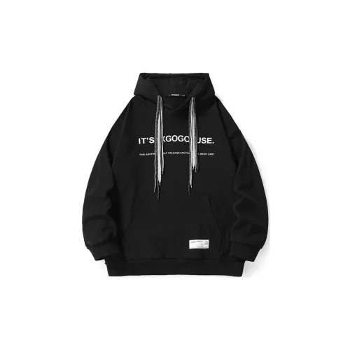 XXGOGO Sweatshirts Unisex Black