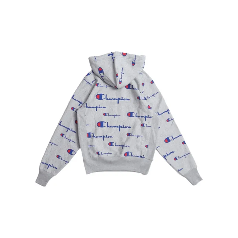 Champion Sweatshirt US Version Unisex Gray-1