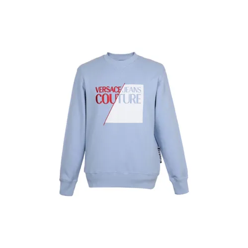 VERSACE JEANS COUTURE Sweatshirts Men Light Blue