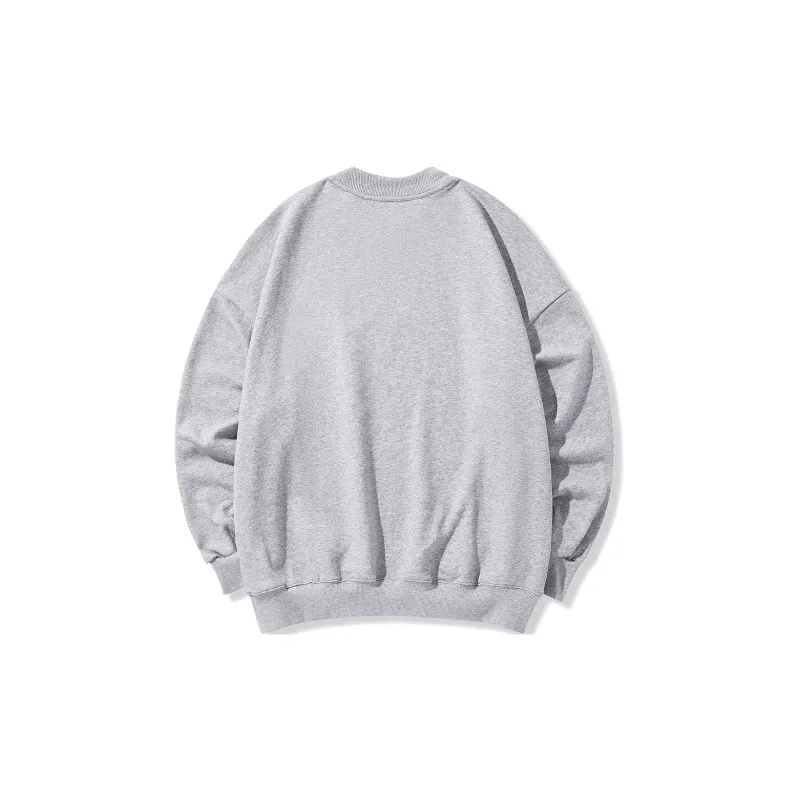 GUKUUL Bear Letter Print Loose Fit Pullover Sweatshirt Unisex-4
