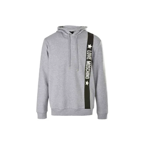 LOVE MOSCHINO Sweatshirts Men Gray