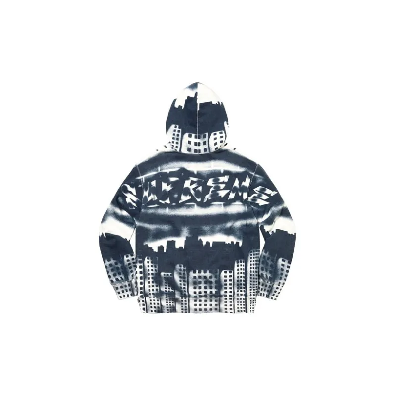 Supreme X New York Yankees Airbrush Hooded Sweatshirt-5
