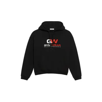 Balenciaga Gym Wear Hoodie Black