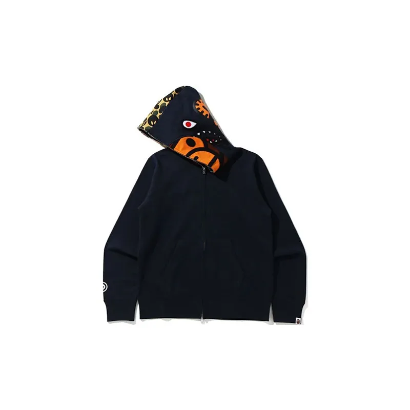 Bape Milo Shark Full Zip Hoodie-2