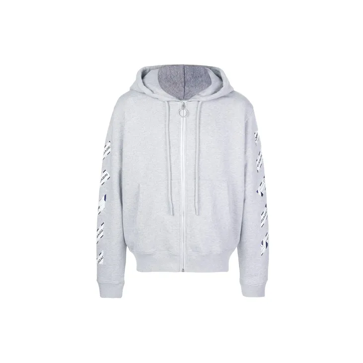 OFF WHITE Airport Tape Arrows Diag Over Hoodie-1