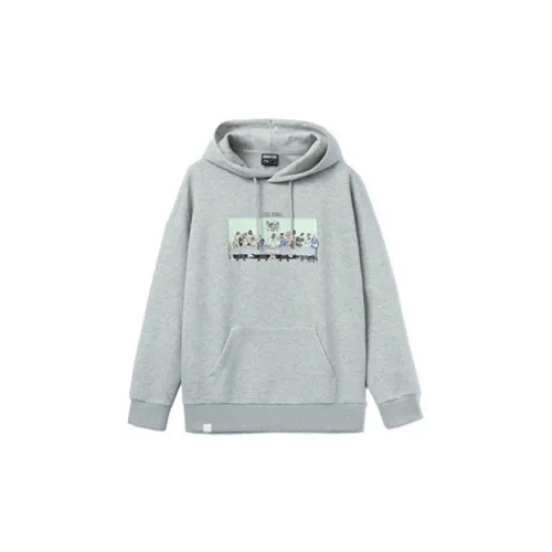 LINING Badfive Sweatshirts Men Heather Gray, Brick Gray