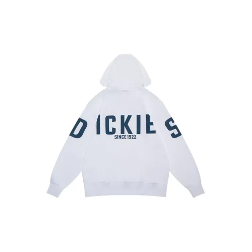 Dickies Unisex Logo Printing Hoodie White Sweatshirt