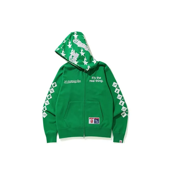 A BATHING APE X Coca Cola Full Zip Hoodie-5