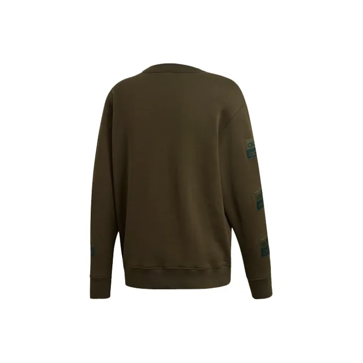 Adidas Originals R.Y.V. Crewneck Sweatshirt Sweatshirt Men's Gray Green-1
