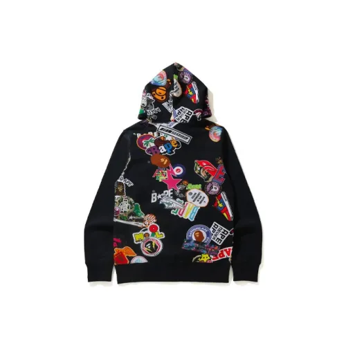 BAPE Multi Motif Print Full Zip Hoodie 