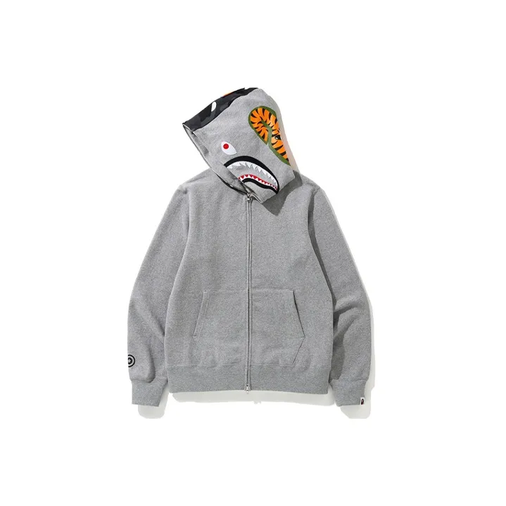 Bape City Camo Side Shark Full Zip Hoodie-3