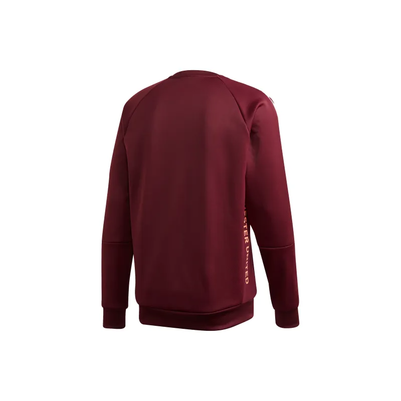 Adidas MANCHESTER UNITED THEATRE OF DREAMS Sweatshirts Men Dark Reddish Purple-1