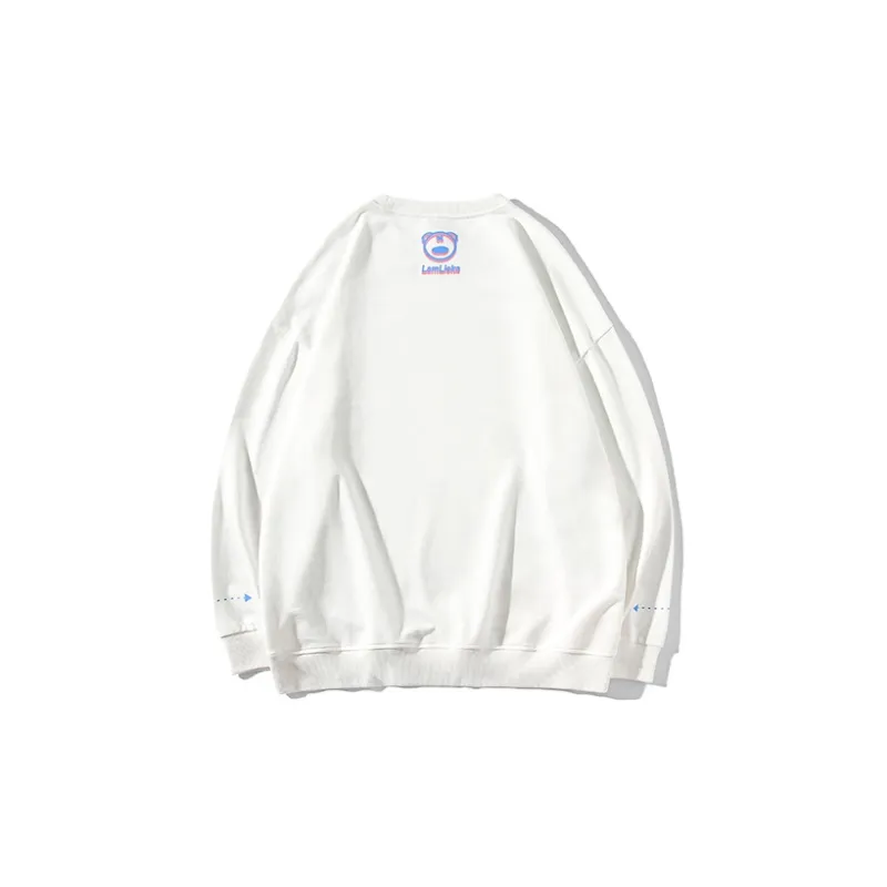 LAMLICKA Crew Neck Loose Fit Regular Sweatshirt Unisex-6