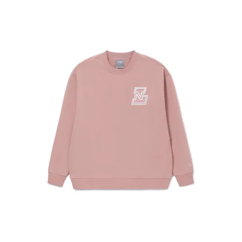 LINING Sports Fashion Collection Sweatshirts Unisex Dusty Rose Pink