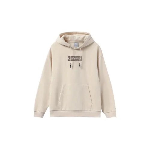 LINING Sports Life Collection Sweatshirts Unisex Beige