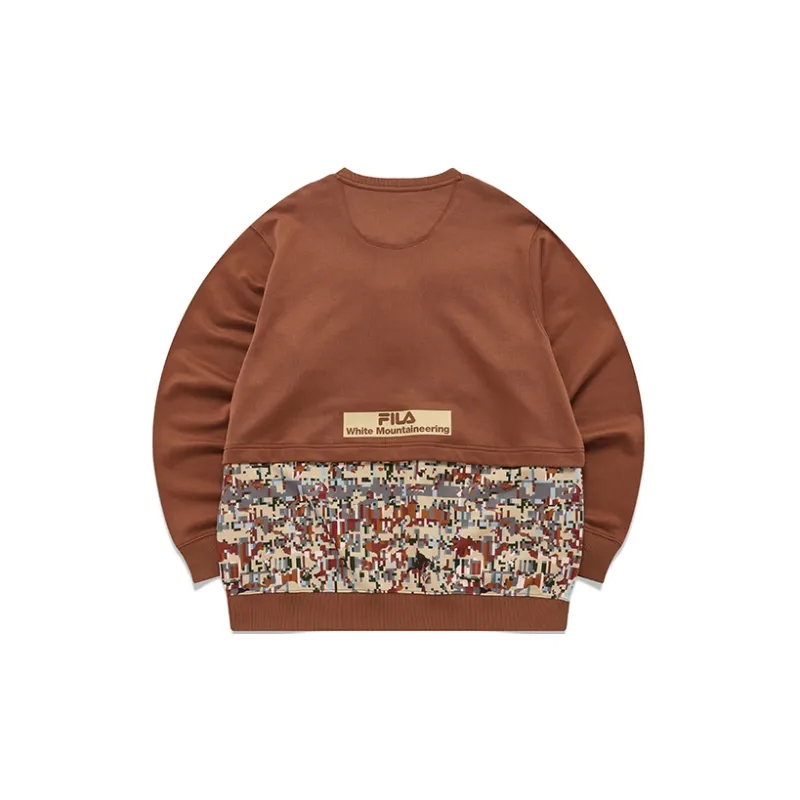 FILA FUSION Sweatshirt Men's Tan Stone Brown-1