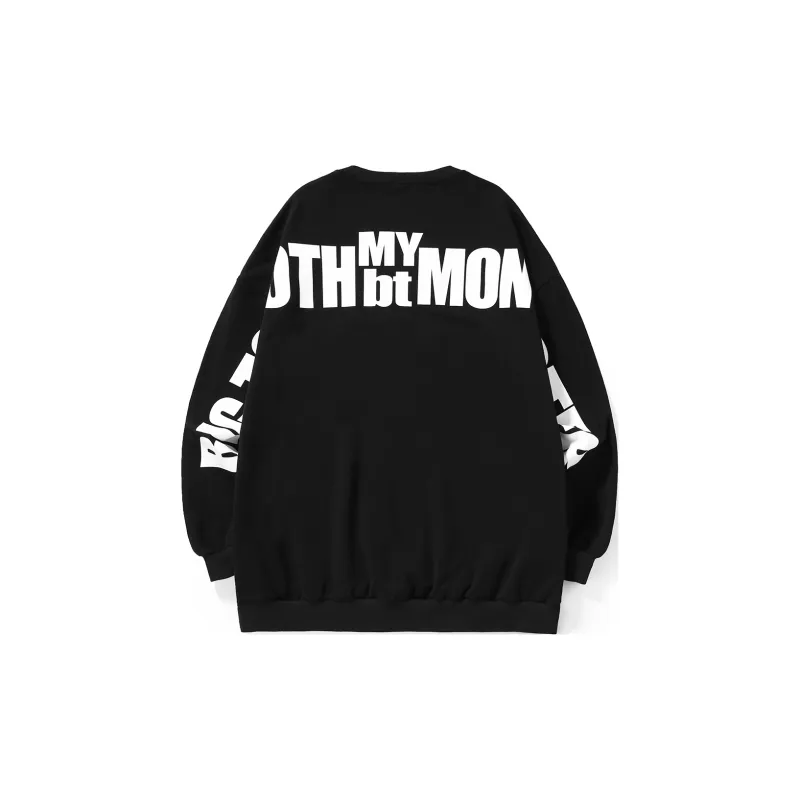 Bt Crew Neck Loose Fit Regular Sweatshirt Unisex-1