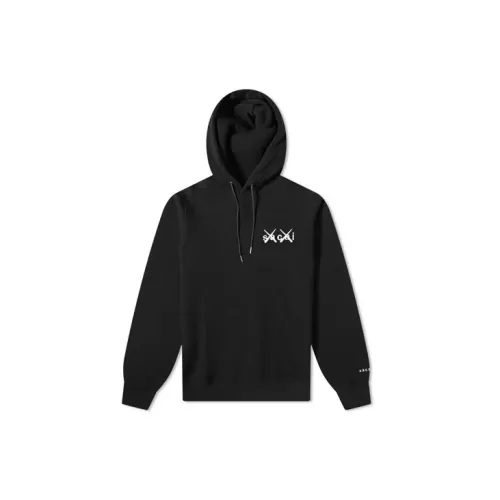 Kaws X Sacai Sweatshirts Men Black